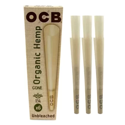 OCB Organic Hemp Cones – 1 1/4 - Vape Store