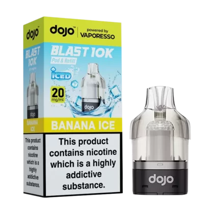 Banana Ice Dojo Blast 10K Refill Pack - 20mg - Vape Product (E1699D)