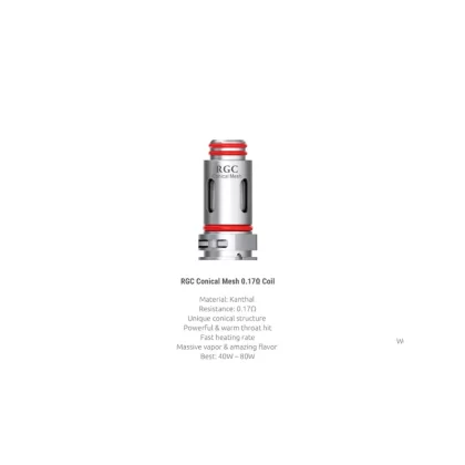 SMOK RGC Conical Mesh Coil 0.17ohm - Conical Mesh 0.17ohm Coil