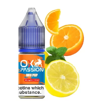 Bru Pop Ox Passion Nic Salt E-Liquid by Oxva