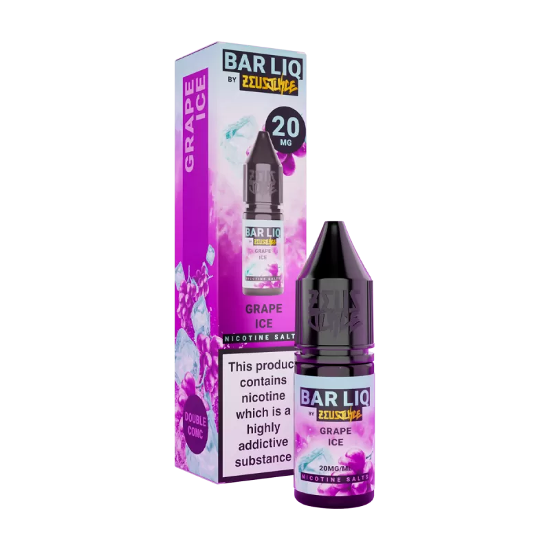 Grape Ice Zeus Juice Bar Liq Nic Salt - 20mg