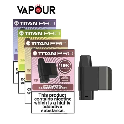 Titan Pro 15K Pods - Strawberry Raspberry Cherry