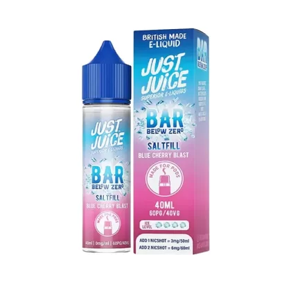 Blue Cherry Blast 40ml Saltfill by Just Juice Bar Below Zero