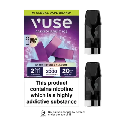 Passion Fruit Ice Vuse Pro Pods - Ecigwizard