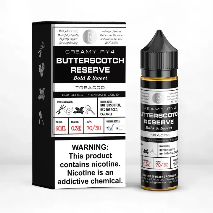 Glas BSX Premium E-Liquid 60ml - Pebbles / 6mg - Vapeciga - Image 3