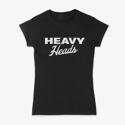 Women’s Stacked Tee (Black) - Size#L>XL>M (1540D7)