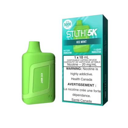 STLTH 5K - Ice Mint - 20 mg/mL (wholeseller) - Excise ON, 20 mg/mL (wholeseller) - Excise AB