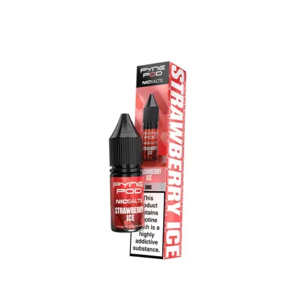 Pyne Pod Strawberry Ice Nic Salts 10ml E-Liquid - 5mg