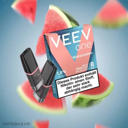 Veev One Pods – Watermelon (2er Pack) - Veev / ca. 2000 insgesamt / 20mg/ml