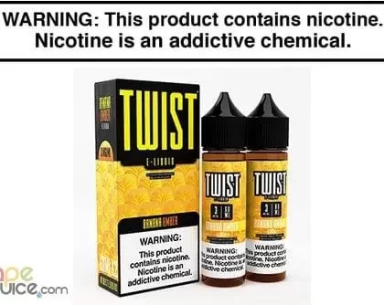 BANANA AMBER BY TWIST E LIQUID 120ML - Vapejuice
