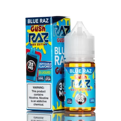 Pod Juice X RAZ Salt Nic - Blue Razz Gush - 30mL - 55mg