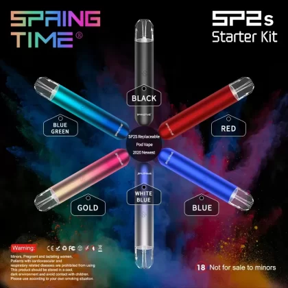 Original Springtime SP2s Pre-filled Replaceable Vape Closed Pod System Starter Kit 350mAh ( )