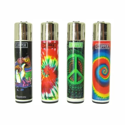 Clipper® Lighters | Tie Dye | 48 Count - Ejuicewarehouse