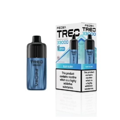 Feoba Treo 33000 Prefilled Pod Kit Blue Slush - Nicotine Strength#20mg (DA43BD) (DA43BD)