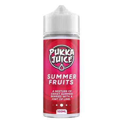 SUMMER FRUITS E LIQUID BY PUKKA JUICE 100ML 70VG