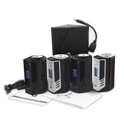 Lost Vape Triade DNA250C 300W TC Box Mod by Triple 18650 Batteries - Red Black Kevlar / Silver