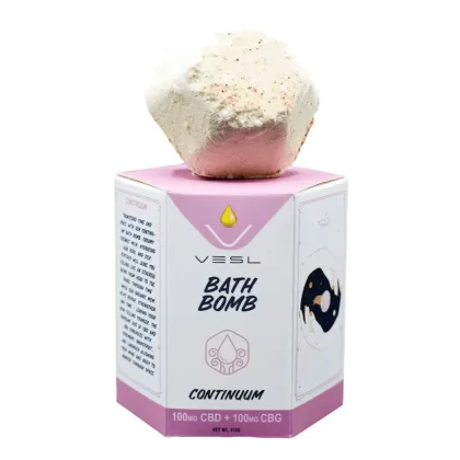 Vesl Oils CBD/CBG Bath Bomb – 100mg