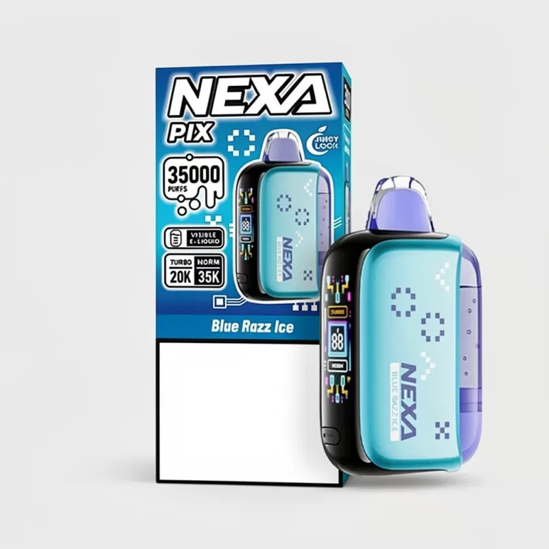 NEXA PIX 35K Disposable Juicy Lock Technology Vape - Blue Razz ICE, Blueberry Slush (FBB400)