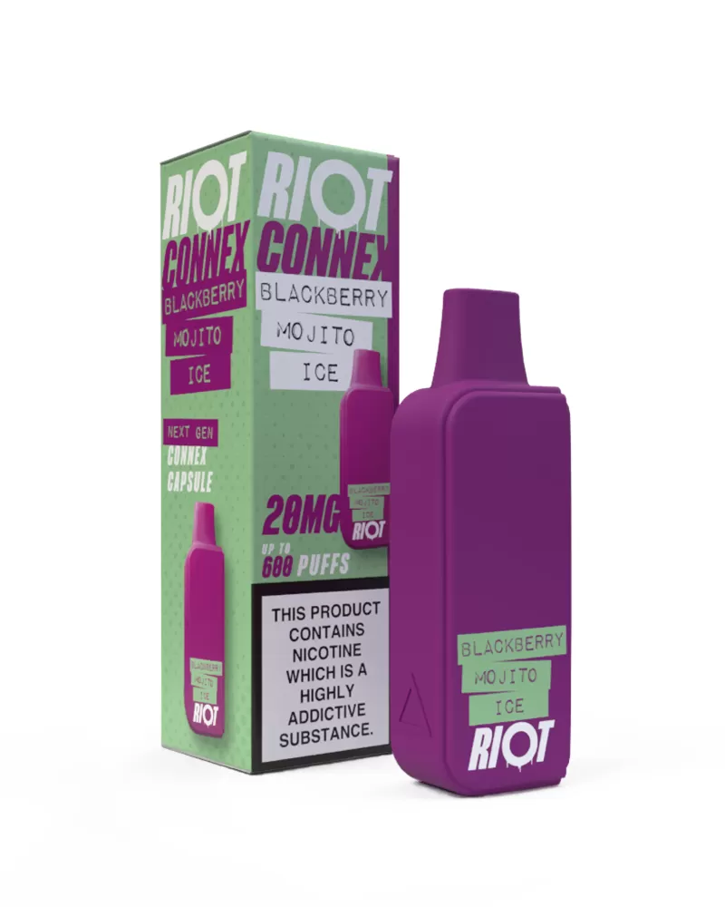 Blackberry Mojito Ice Riot Connex Pod - 20mg (2%) - Image 3