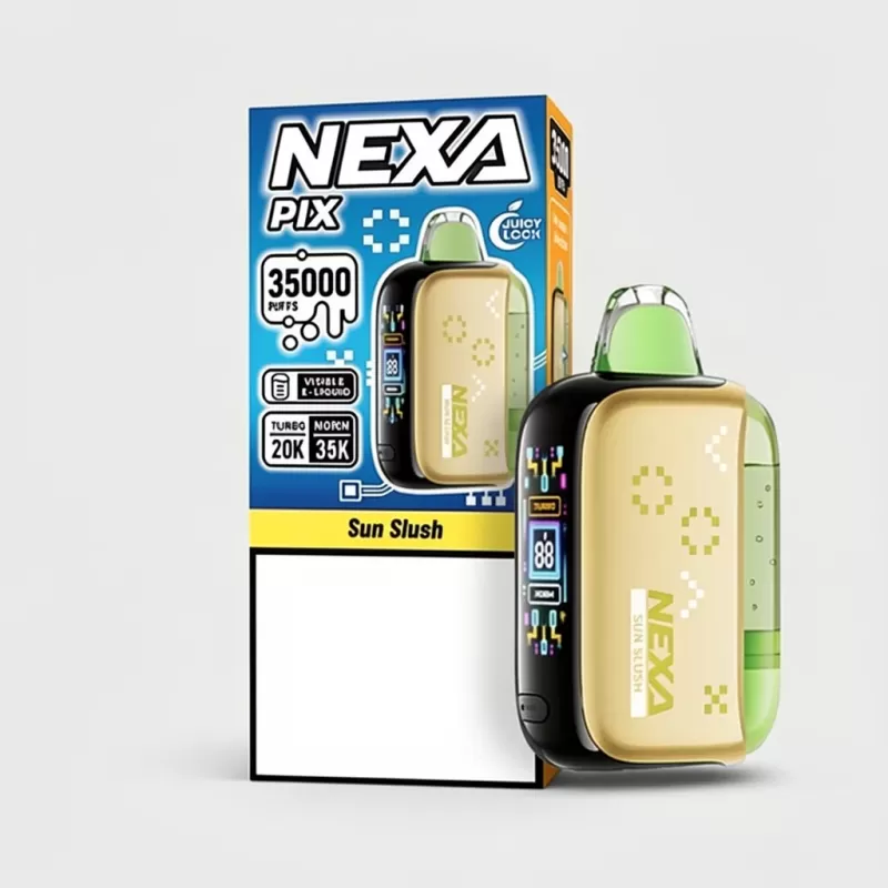NEXA PIX 35K Disposable Juicy Lock Technology Vape - Blue Razz ICE, Blueberry Slush (FBB400) - Image 3
