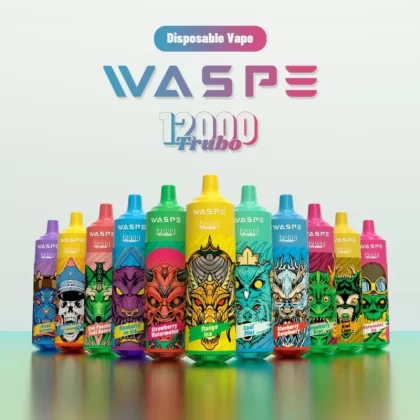 WASPE 12000 Puffs | 0%-5% strength, bulk disposable vape - Aiviouvapes