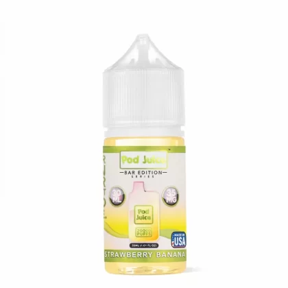 Pod Juice PJ5000 Strawberry Banana Salt Nic Pre-Steeped 30mL