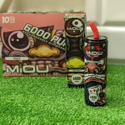 Original MIOU 6000 Puffs Cola Can Vape – Rechargeable 650mAh, 18ml Mesh Coil Disposable | Ships from USA