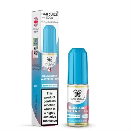 Bar Juice 5000 Blueberry Watermelon Nic Salt E-Liquid 5mg, 10mg & 20mg