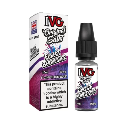 Forest Berries Ice Nic Salt E-Liquid by IVG Original - 10 mg - Medium Strength