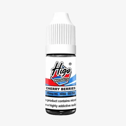 Higo Crystal Cherry Berries Nic Salt Vape Juice - 10mg