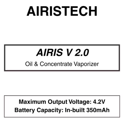 Airis v2.0 – 350mAh – Concentrate Vaporiser - Black, Blue