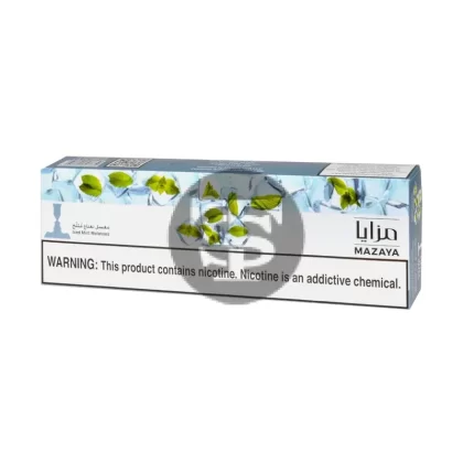 Mazaya Hookah Tobacco 10 Packs of 50g Iced Mint - Vape Store