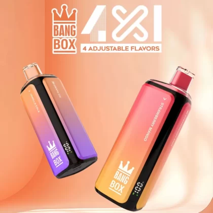 Bang Box 160K- 160K Puffs Four Flavors Pre-filled 4*20ml E-Liquid Disposable Vape