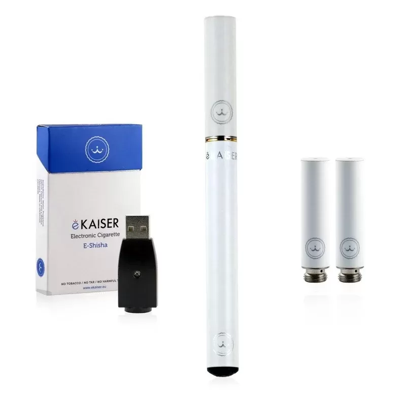 E Shisha Rechargeable Starter Kit eKaiser White Battery E Liquid Eshisha
