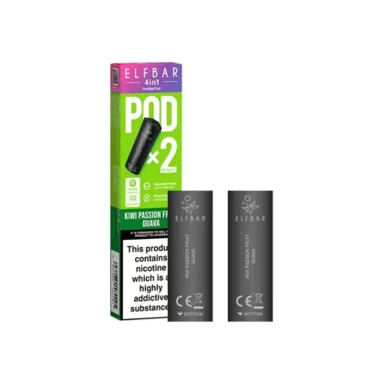 Elf Bar 4in1 Kiwi Passion Fruit Guava Pods (2 Pack) - Strength#20mg