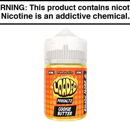 COOKIE BUTTER BY LOADED PODSALTZ 60ML - Vapejuice