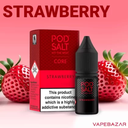 Podsalt Core – Strawberry - 20mg/ml, 11mg/ml