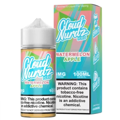 Watermelon Apple Iced by Cloud Nurdz TFN 100mL - 3MG