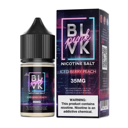 Strawberry Peach Ice by BLVK TFN Pink Salt 30mL - 50MG