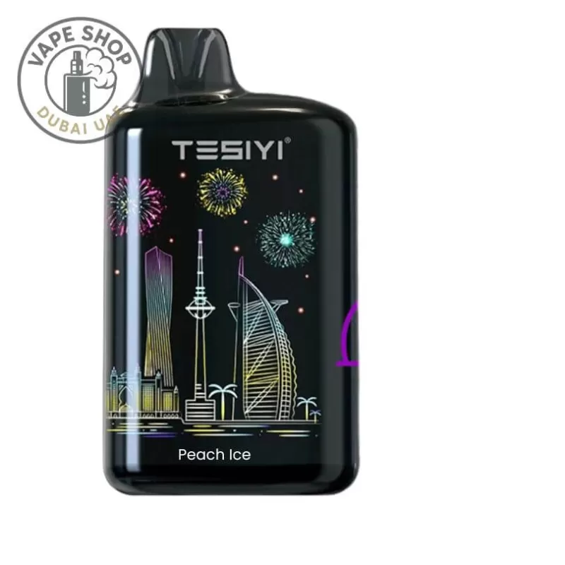 Tesiyi 40000 Puffs 50mg Nicotine Dual Mode Disposable Vape - Vape Product, BOX OF 5 PCS; Blueberry Ice, Blueberry Mint - Image 3