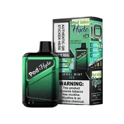 Pod Juice Hyde IQ Jewel Mint Ice TFN 5000 Disposable Vape