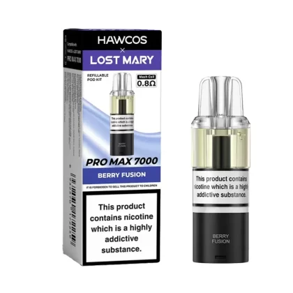 Hawcos x Lost Mary Pro Max 7000 Prefilled Pods - Strawberry Ice
