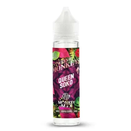 Twelve Monkey Queen Soko 50ml Shortfill E-liquid + Free Nicshot!
