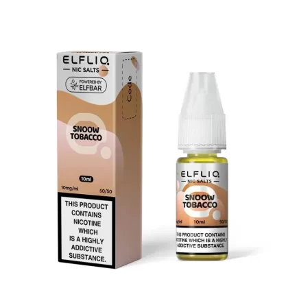 Snoow Tobacco Elfliq Nic Salt Elf Liq E-Liquid 5mg, 10mg, 20mg – 5pks, 10pks & 20pks