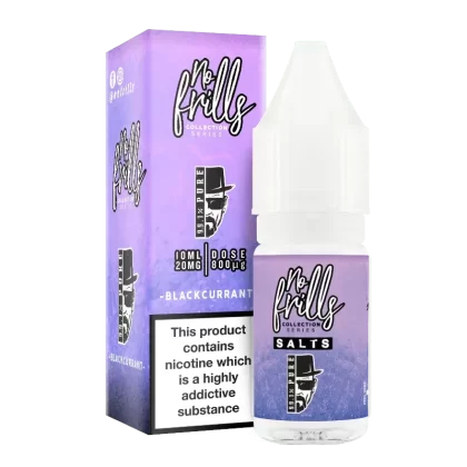 No Frills 99.1% Pure 10ml Nic Salt E-Liquid - Nic Salt Strength#10mg>20mg~Flavour#Blackcurrant>Original>Raspberry>Summer Fruits>Tropical (D4BC2B)