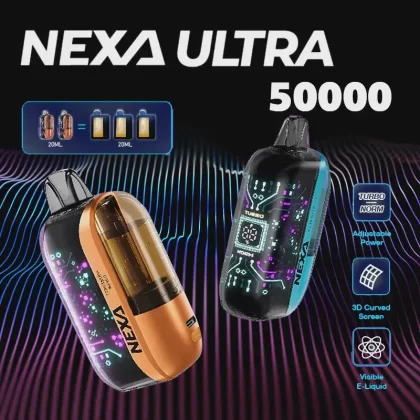 Nexa Ultra 50,000 Puffs Disposable - B-Pop, Blue Razz Ice