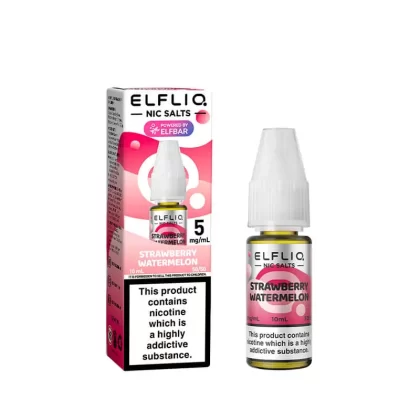 Elf Bar ElfLiq Strawberry Watermelon Nic Salt E-Liquid - 5mg