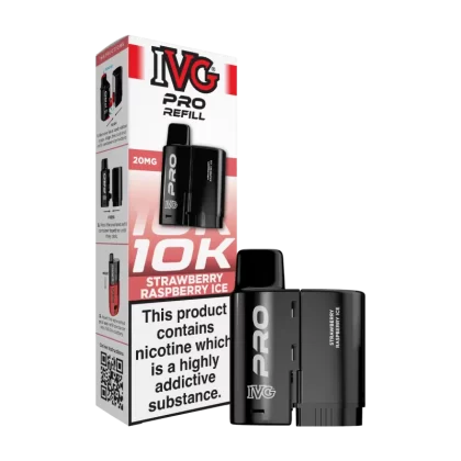 Strawberry Raspberry Ice IVG Pro 12 Refill Pack - 20mg - Vape Product