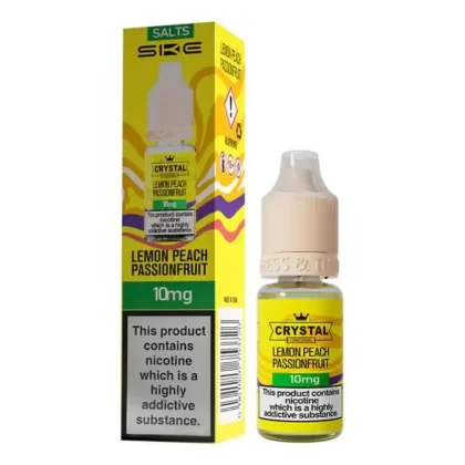 SKE Crystal Salts Lemon Peach Passionfruit E Liquid 10ml - Strength#10mg>20mg (C149CB)