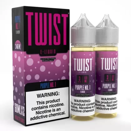 Twist e-Liquids Purple No. 1 eJuice - 120mL (2x60mL); Vape Product, Vape Product (E393E9)